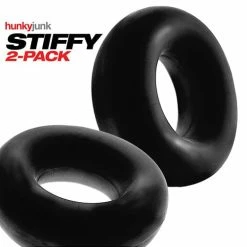 OXBALLS Penis Toys Hunky Junk Stiffy 2 Pack Cockrings
