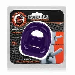 Penis Toys Oxballs 360 Cock Ring & Ballsling - Eggplant