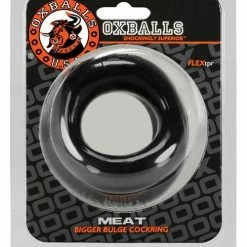 Oxballs Meat Padded Cock Ring - Black Penis Toys