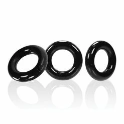 Penis Toys Oxballs Willy Rings - Black Pack Of 3
