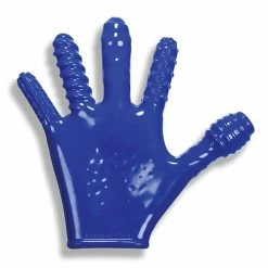 Vibrators Oxballs Finger Fuck Glove - Police Blue