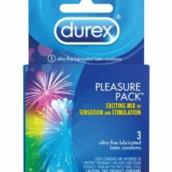 Paradise Marketing Durex Condom Pleasure Pack - Box Of 3
