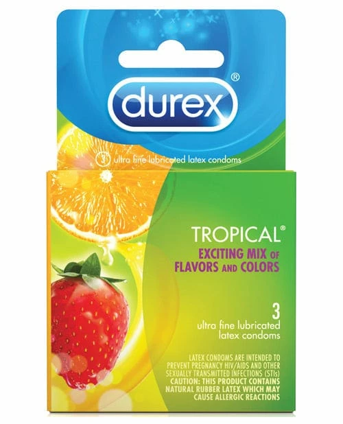 Paradise Marketing Durex Tropical Flavors Condoms