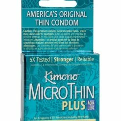 Paradise Marketing Condoms Kimono Micro Thin Aqua Lube Condom