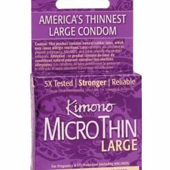 Paradise Marketing Condoms Kimono Micro Thin Large Condom