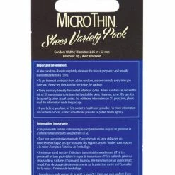 Paradise Marketing Condoms Kimono Micro Thin Variety Pack