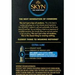 Paradise Marketing Lifestyles Skyn Extra Lubricated Condoms - Box Of 12