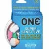Paradise Marketing One Super Sensitive Condoms - Box Of 3