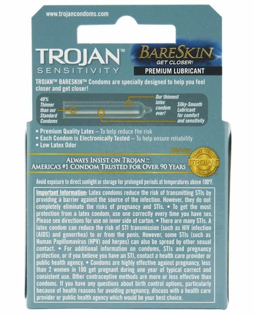 Paradise Marketing Trojan Bareskin Condoms