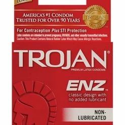 Paradise Marketing Trojan Enz Non-lubricated - Box Of 3
