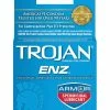 Paradise Marketing Trojan Enz Spermicidal Lubricated Condoms - Box Of 3