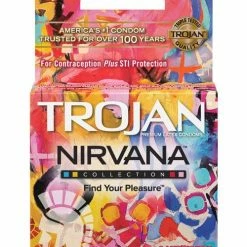 Paradise Marketing Trojan Nirvana Condom - Pack Of 3
