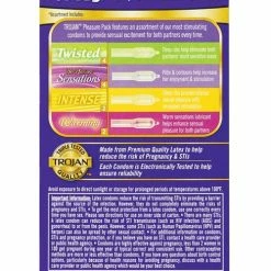 Paradise Marketing Trojan Pleasure Condoms - Asst. Box Of 12
