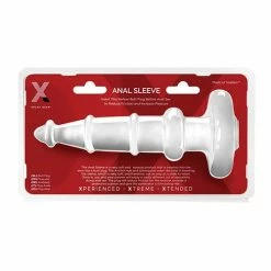 Perfect Fit Brand XPlay Gear 7" Anal Sleeve Plug - Clear