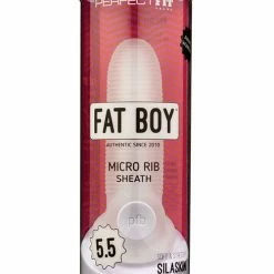 Perfect Fit Brand Perfect Fit Fat Boy Micro Ribbed Sheath Penis Toys