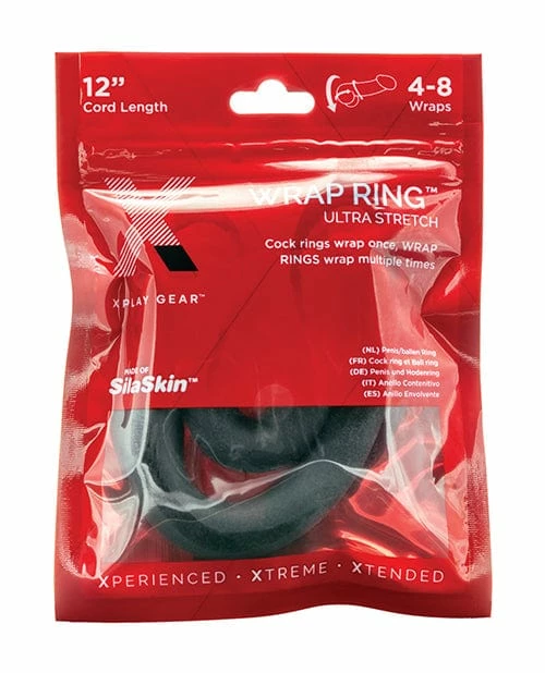 Perfect Fit Brand XPlay Gear 12" Ultra Wrap Ring - Black Penis Toys