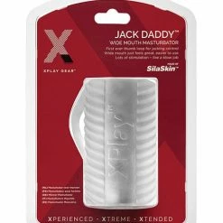 Perfect Fit Brand XPlay Gear Jack Daddy Stroker - White Penis Toys