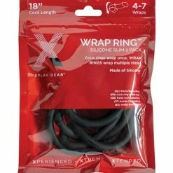 Perfect Fit Brand XPlay Gear Silicone 18" Slim Wrap - Black Pack Of 2