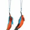 PHS International Bijoux De Nip Colored Feather With Blue Tweezer Clamp Kink & BDSM