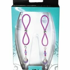 PHS International Bijoux De Nip Nipple Halos Clam Charm - Purple Kink & BDSM