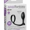 Pipedream Products Anal Fantasy Ass-gasm Cockring Beginners Plug - Black Anal Toys