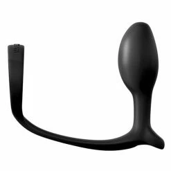 Pipedream Products Anal Fantasy Ass-gasm Cockring Beginners Plug - Black Anal Toys