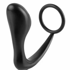Pipedream Products Anal Fantasy Collection Ass Gasm Cockring Plug - Black