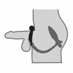 Pipedream Products Anal Fantasy Collection Ass Kicker With Cockring - Black