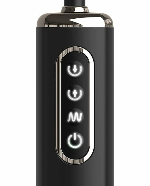 Pipedream Products Anal Toys Anal Fantasy Elite Collection Auto Throb Inflatable Vibrating Plug - Black