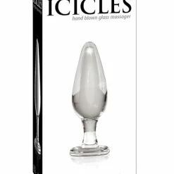 Pipedream Products Anal Toys Icicles No. 26 Hand Blown Glass - Clear