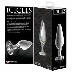 Pipedream Products Anal Toys Icicles No. 26 Hand Blown Glass - Clear