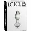 Pipedream Products Icicles No. 44 Hand Blown Glass Butt Plug Anal Toys