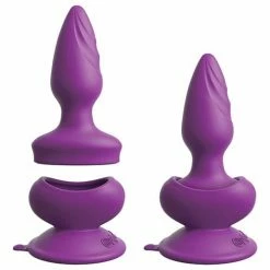 Pipedream Products Anal Toys Threesome Wall Banger Plug - Purple