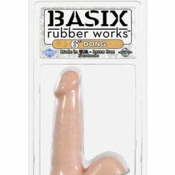 Pipedream Products Dildos Basix Rubber Works 6" Dong