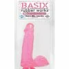 Pipedream Products Basix Rubber Works 6" Dong With Suction Cup - Pink Dildos
