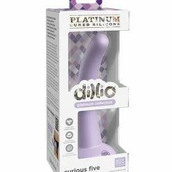 Pipedream Products Dildos Dillio Platinum 5" Curious Five Silicone Dildo
