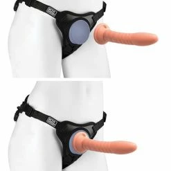 Pipedream Products Dillio Platinum Body Dock Se Strap On Harness - Black