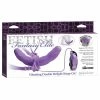 Pipedream Products Fetish Fantasy Elite Vibrating Double Delight Strap On - Purple