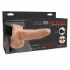 Pipedream Products Fetish Fantasy Series 6" Hollow Rechargeable Strap On With Remote - Flesh Dildos