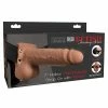 Pipedream Products Dildos Fetish Fantasy Series 7" Hollow Rechargeable Strap On With Remote - Tan