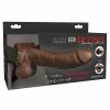 Pipedream Products Fetish Fantasy Series 8" Hollow Rechargeable Strap On With Remote - Brown