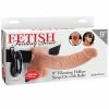 Pipedream Products Fetish Fantasy Series 9" Vibrating Hollow Strap On With Balls - Flesh