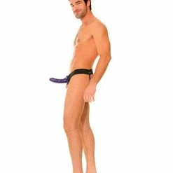 Pipedream Products Fetish Fantasy Series Him Or Her Hollow Strap On - Purple