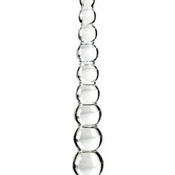 Pipedream Products Icicles No. 2 Hand Blown Glass Massager - Clear Rippled