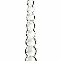Pipedream Products Icicles No. 2 Hand Blown Glass Massager - Clear Rippled