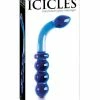 Pipedream Products Dildos Icicles No. 31 Hand Blown Glass - Blue G Spot