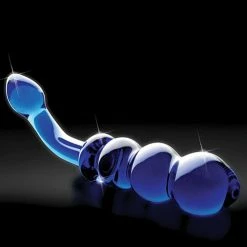 Pipedream Products Dildos Icicles No. 31 Hand Blown Glass - Blue G Spot