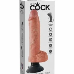 Pipedream Products King Cock 10" Vibrating Cock With Balls Dildos