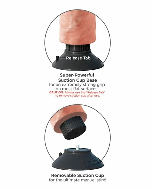 Pipedream Products King Cock 6" Vibrating Cock Dildos