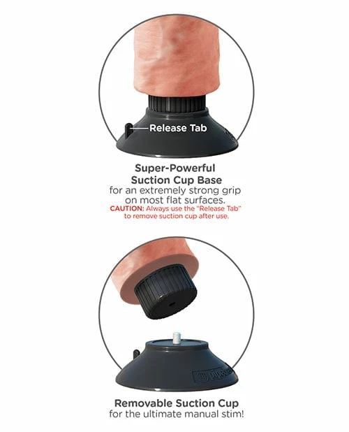 Pipedream Products Dildos King Cock 7" Vibrating Cock